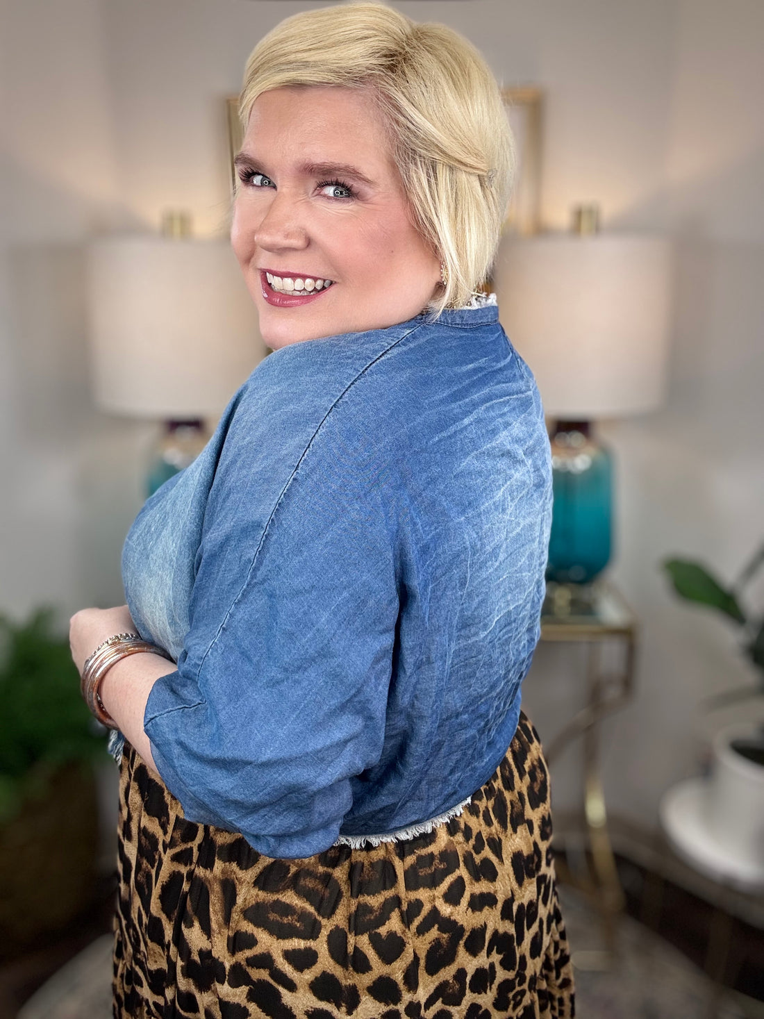 Blue Jean Baby Curvy Bolero