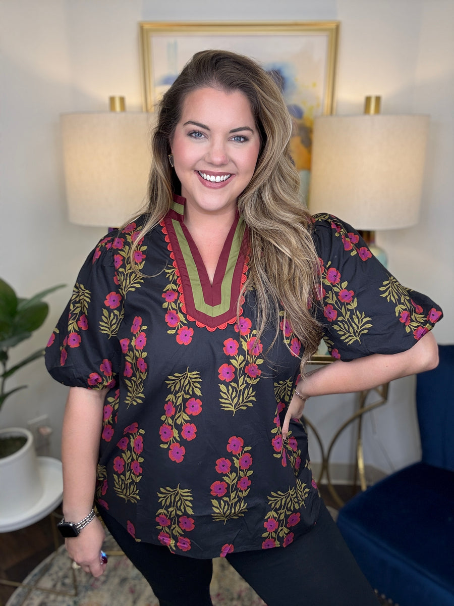 Night Bloom Top