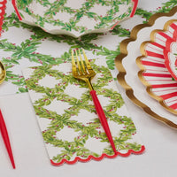 Sophistiplate Guest Towels-Holly Berry