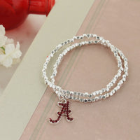 Crystal Logo Stretch Bracelet