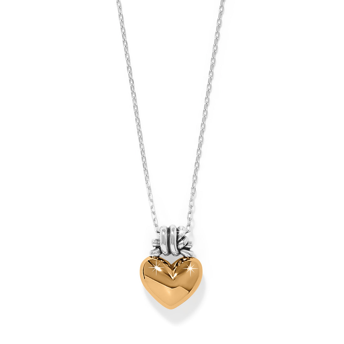 Brighton | Interlok Love Knot Heart Necklace