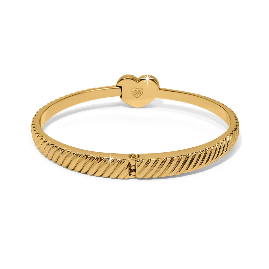 Brighton | Celestia Heart Hinged Bangle-Gold