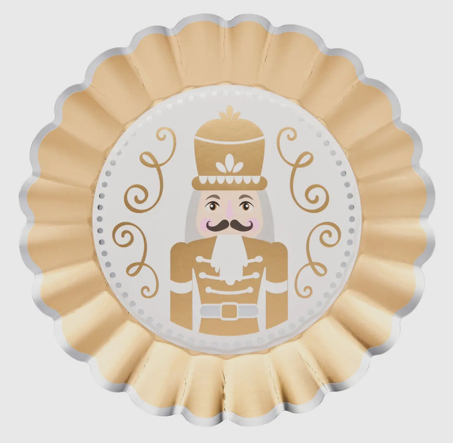 Sophistiplate Dinner Plate-Gilded Nutcracker