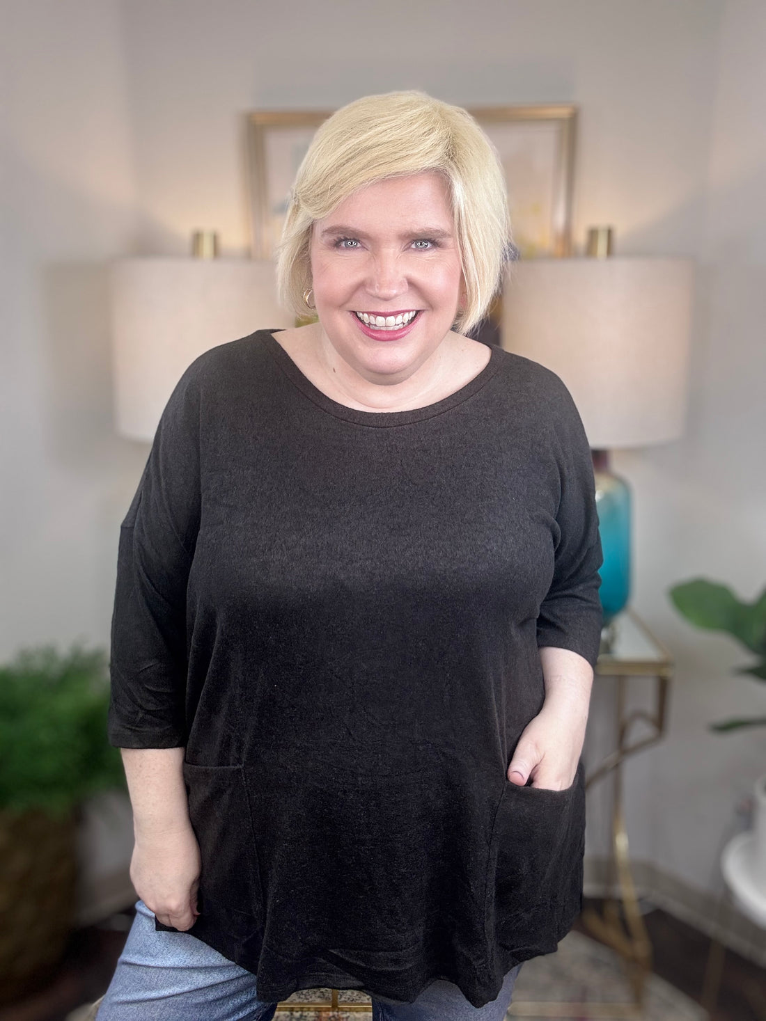 Same Page Curvy Tunic-2 Colors!