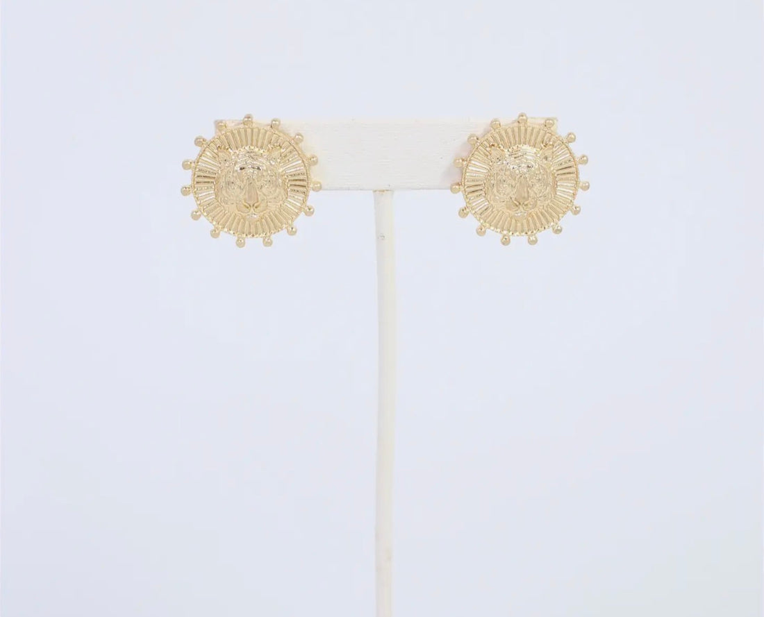 Caroline Hill | Carmen Coin Earring-Tiger