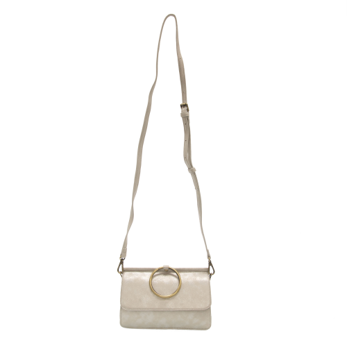 Joy Susan | Aria Ring Bag-Metallic Silver