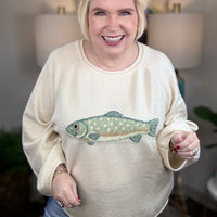 Fishing For Compliments Curvy Sweater