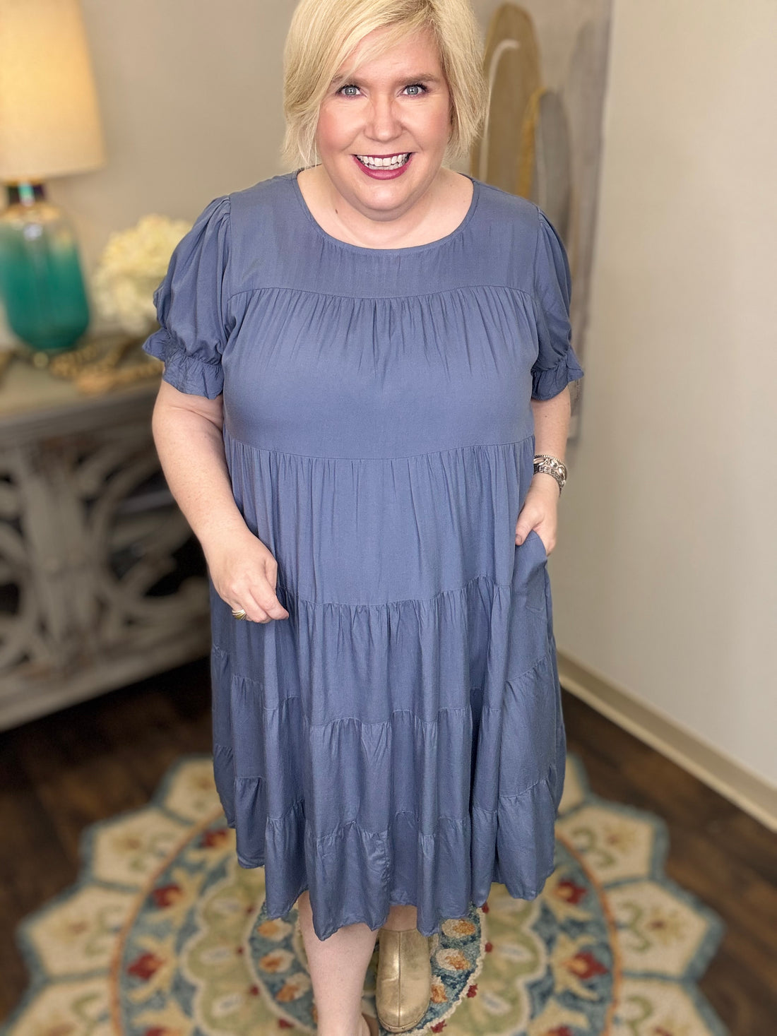 So Much To Offer Curvy Dress