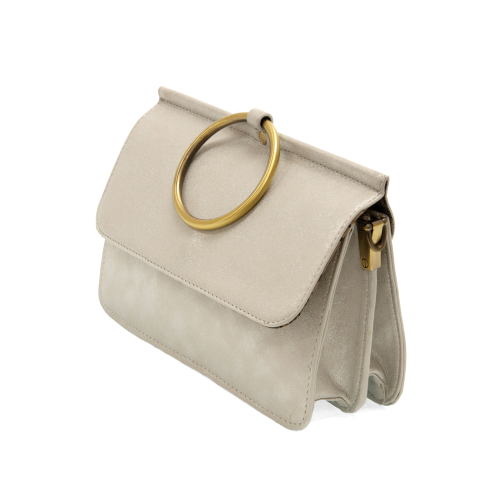 Joy Susan | Aria Ring Bag-Metallic Silver