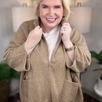 Coco & Carmen | Heavenly Luxe Zip Cardigan