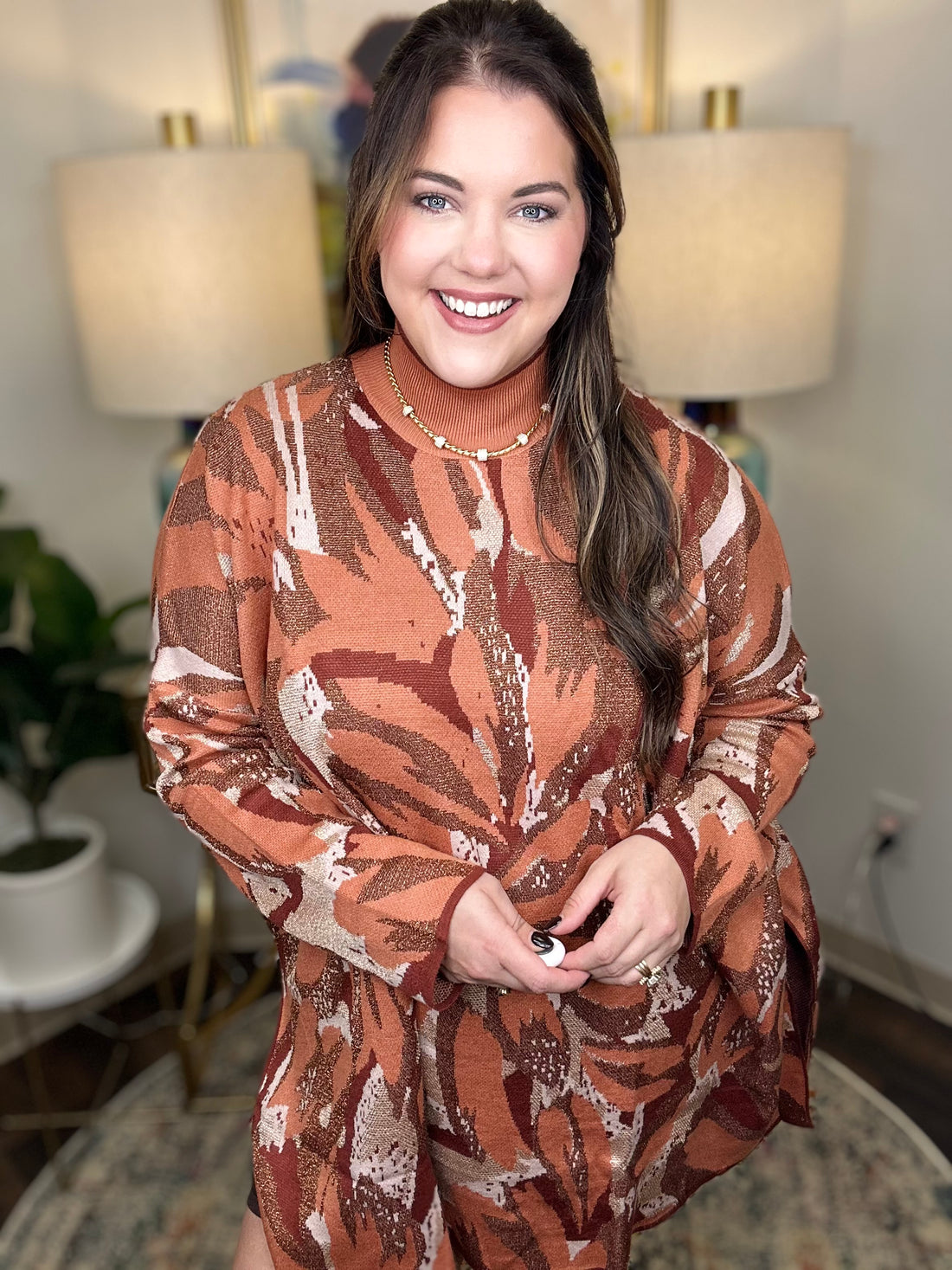 Balancing Act Curvy Sweater