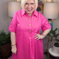 Charmed Life Dress-Pink