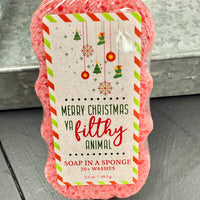 Caren Christmas Soap Sponges-8 Styles!!