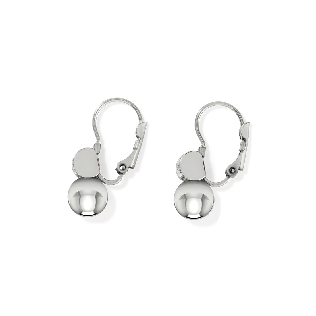 Brighton | Meridian Petite Leverback Earrings-Silver