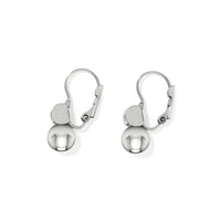 Brighton | Meridian Petite Leverback Earrings-Silver