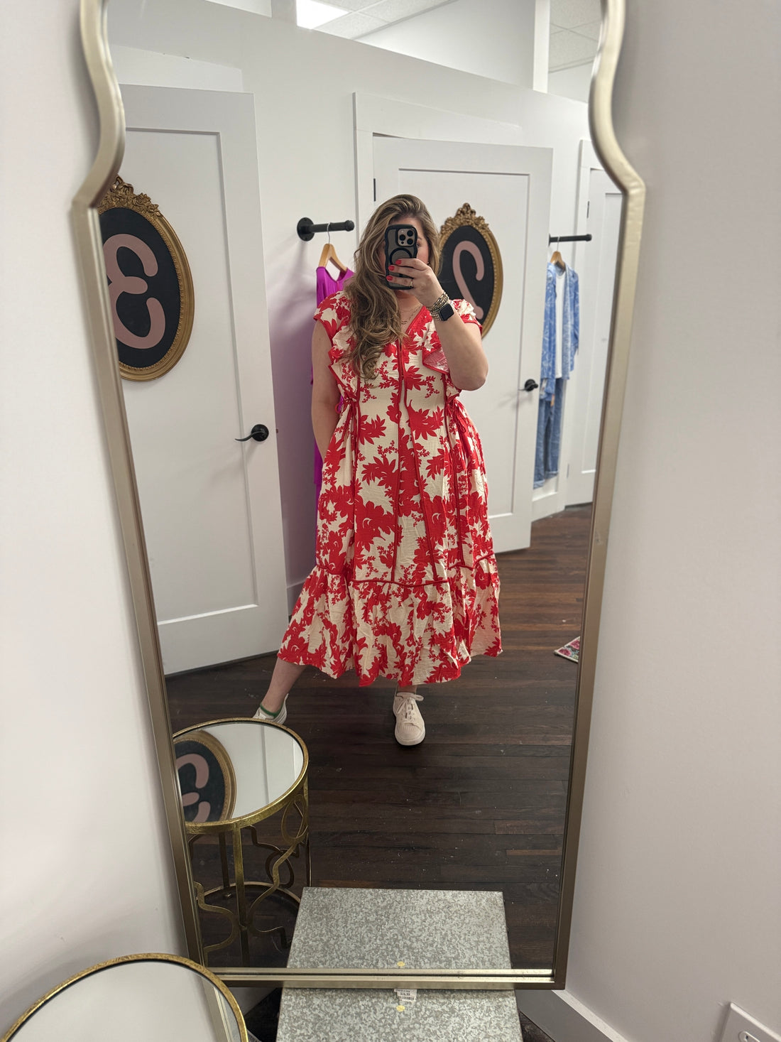 Read All About It Curvy Dress