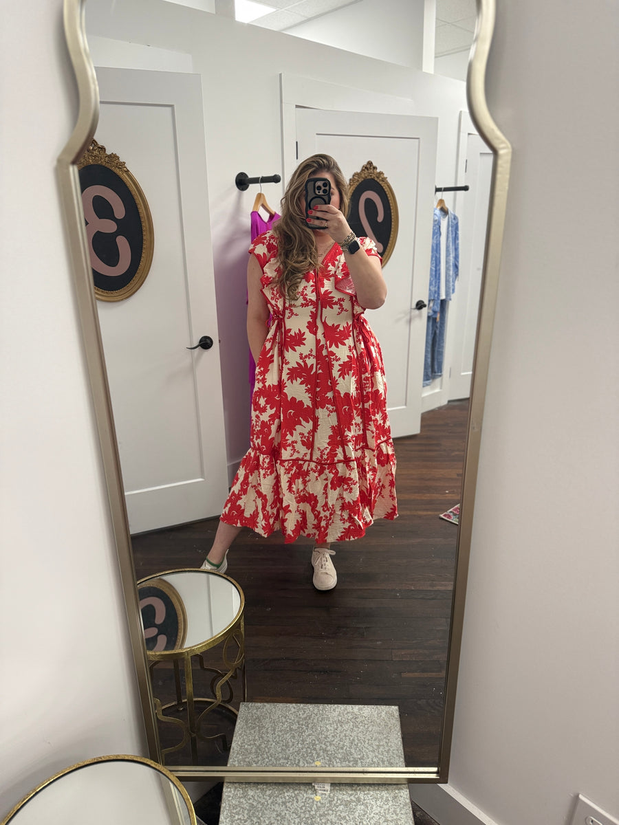 Read All About It Curvy Dress