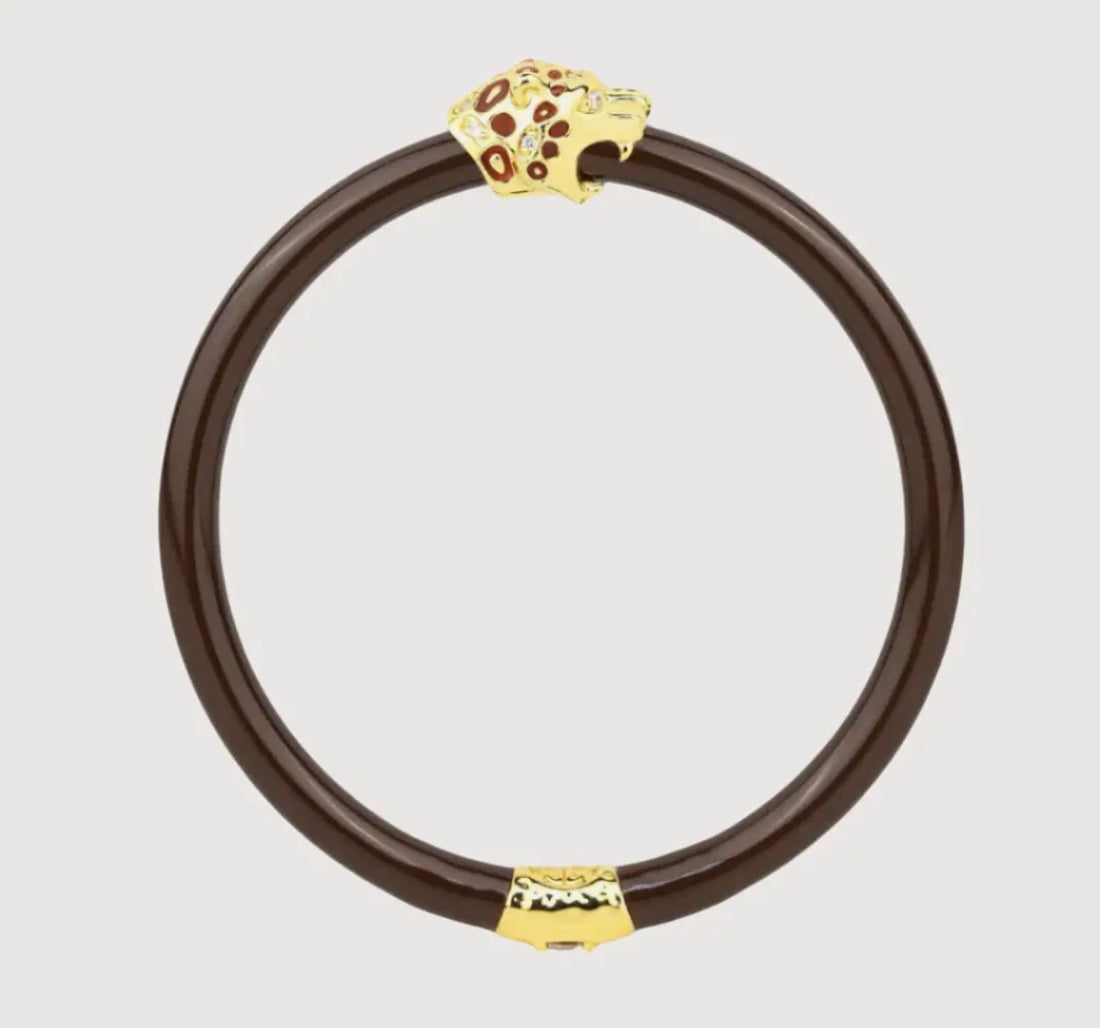 BuDhaGirl | Fauna Panther All Weather Bangle® (Awb®) - Chocolate