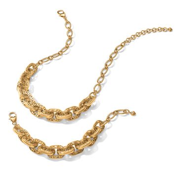 Brighton | Contempo Linx Necklace Gold