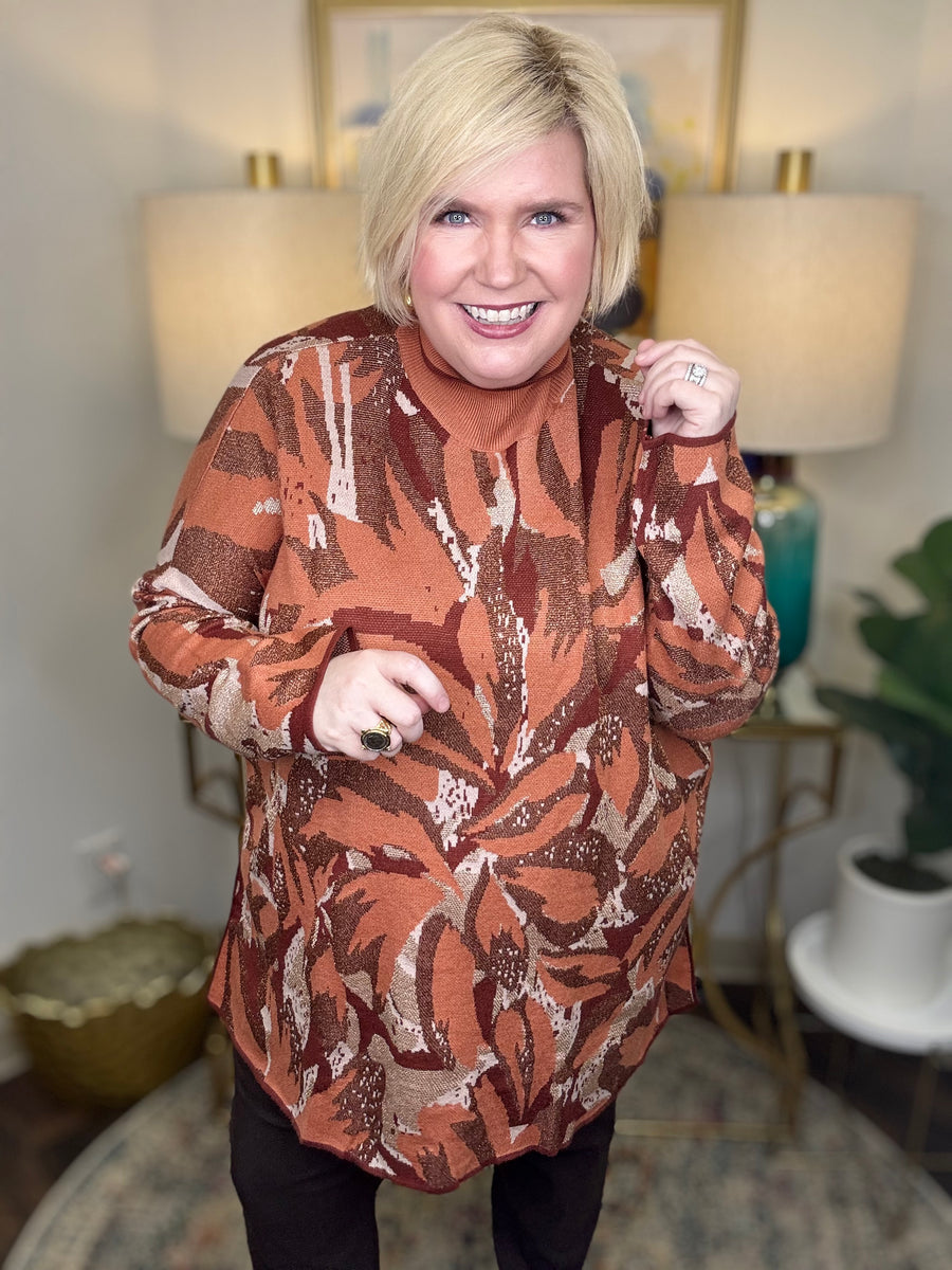 Balancing Act Curvy Sweater