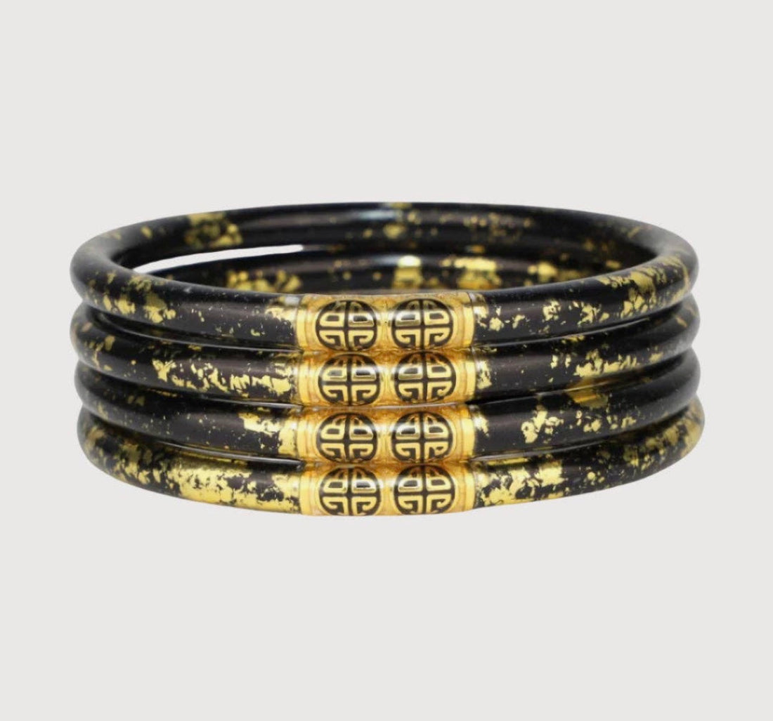 BuDhaGirl | Koi Noir All Weather Bangles® (Awb®) -
Set of 4