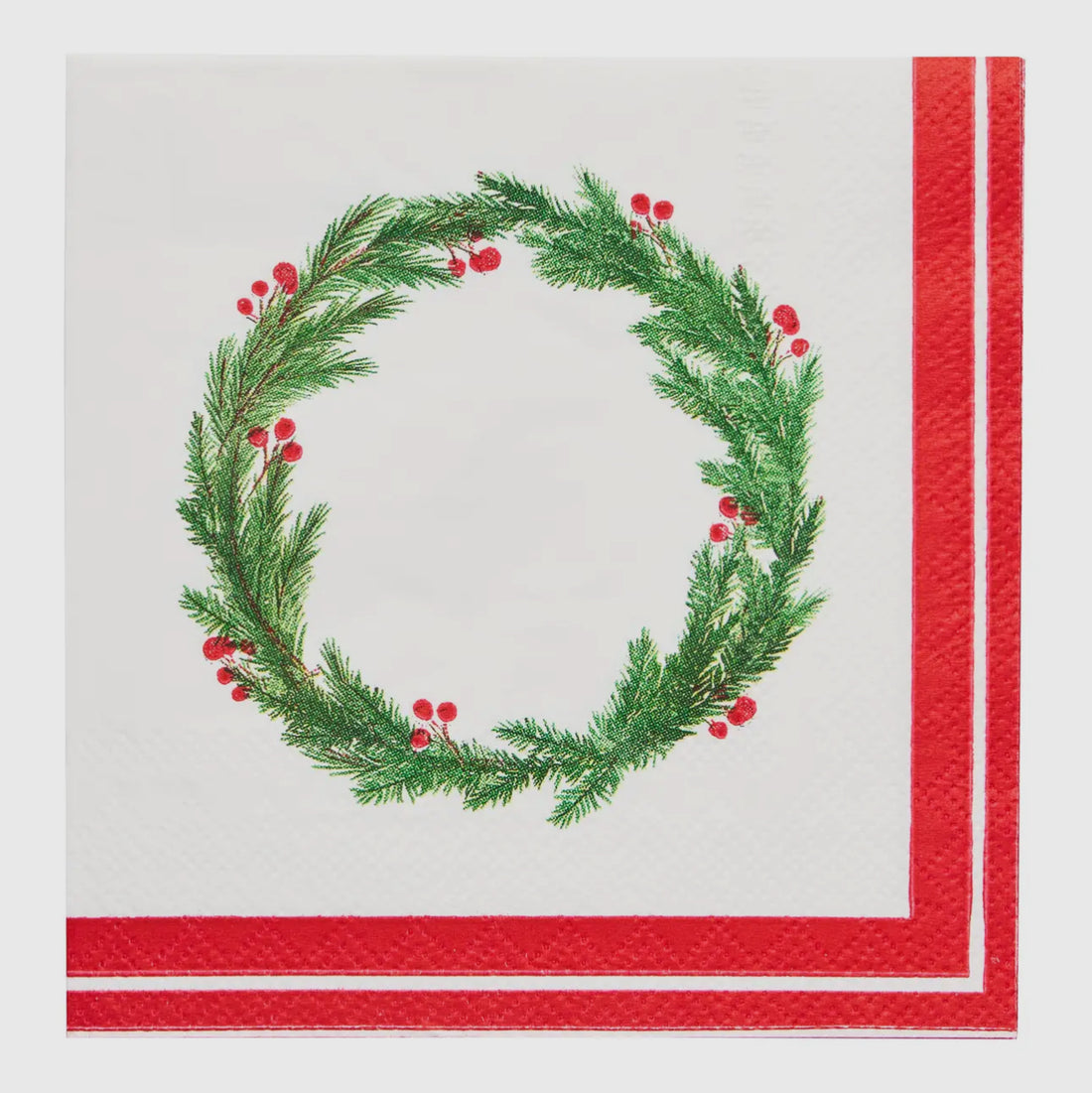 Sophistiplate Cocktail Napkin-Wreath