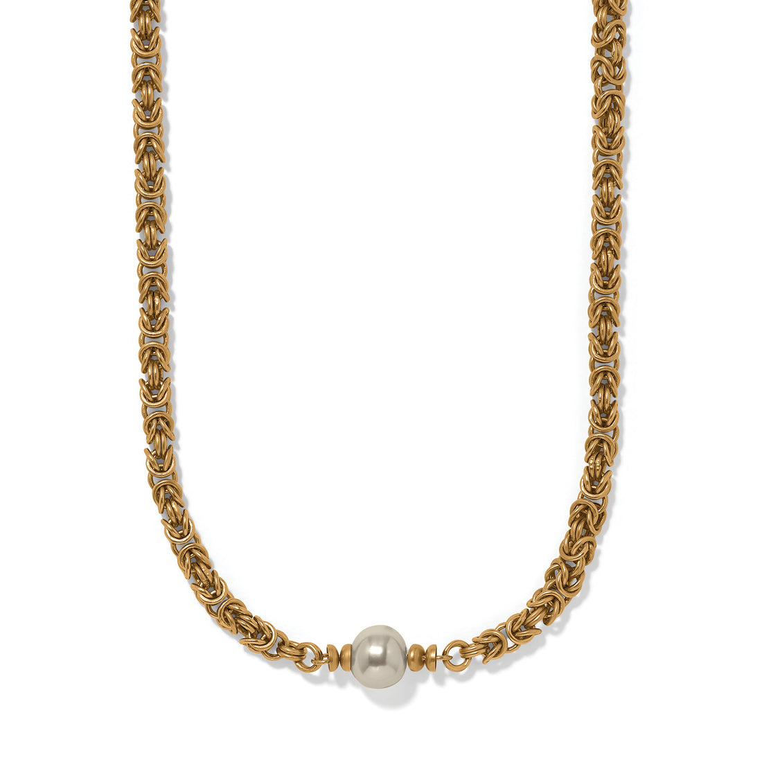 Brighton | Trust Your Journey Pearl Chain Short Necklace