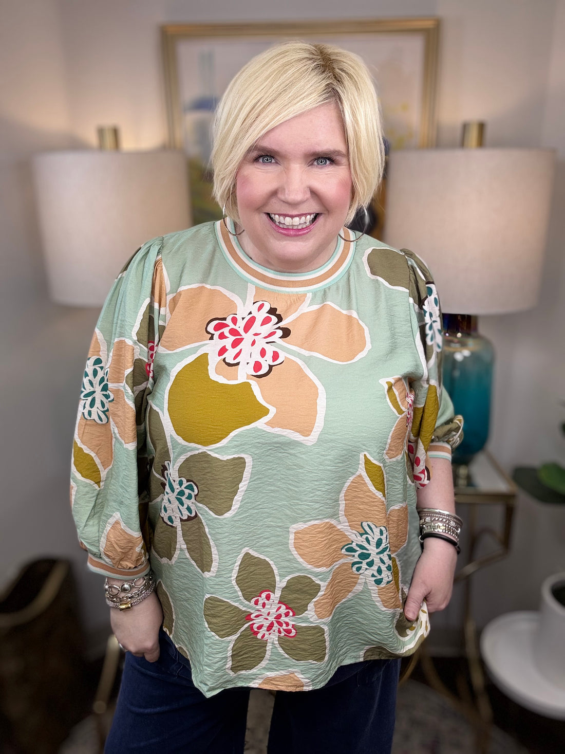 Flower Ridge Curvy Top