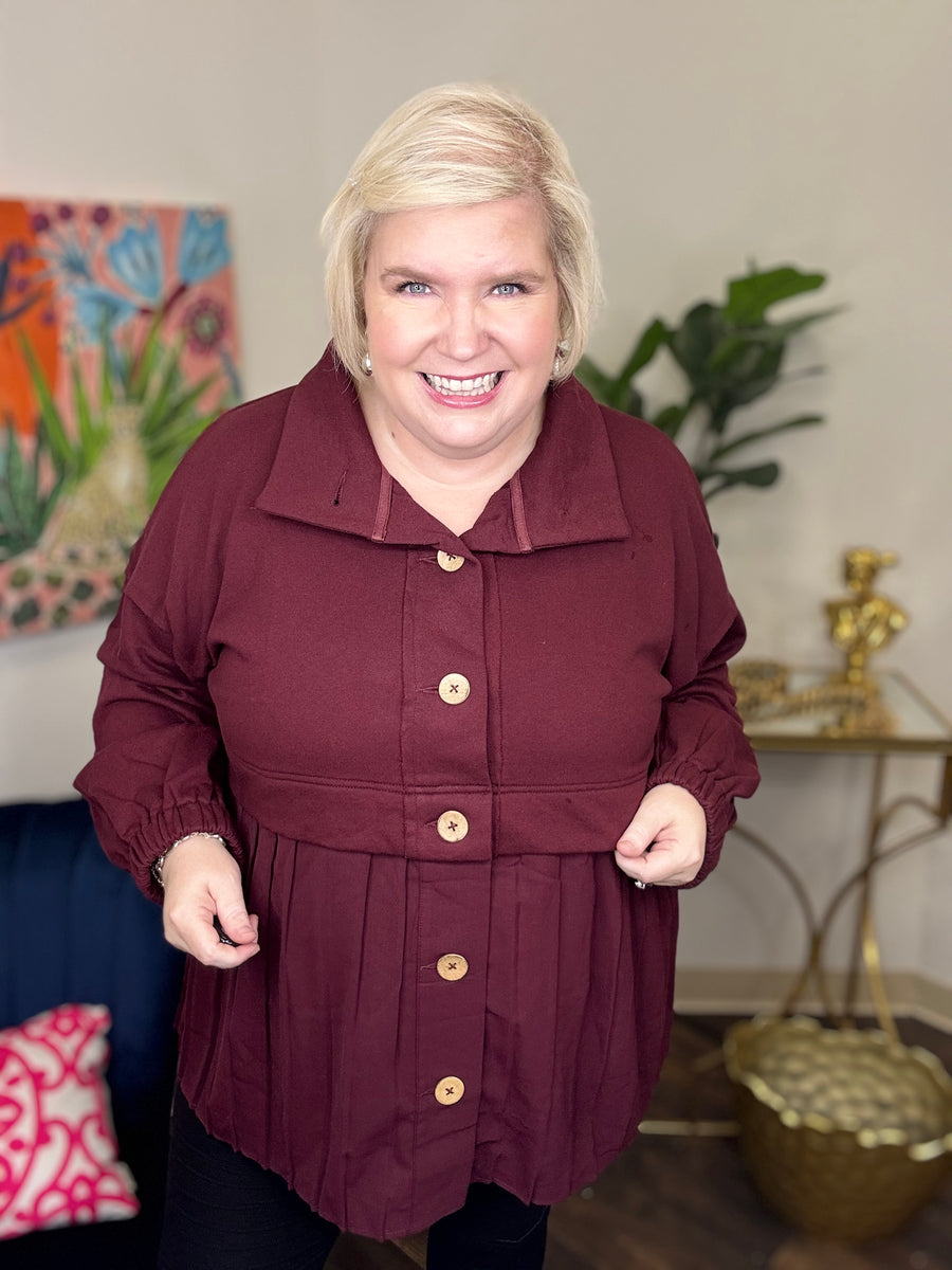 Doing Just Fine Curvy Jacket