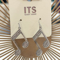 Music Note 2 Earrings