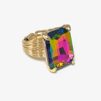 Rectangle Sparkle Ring