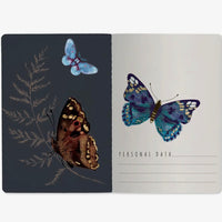 Notebook-Butterflies on White