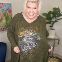 Never Say Never Curvy Sweater