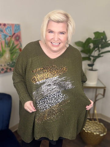 Never Say Never Curvy Sweater