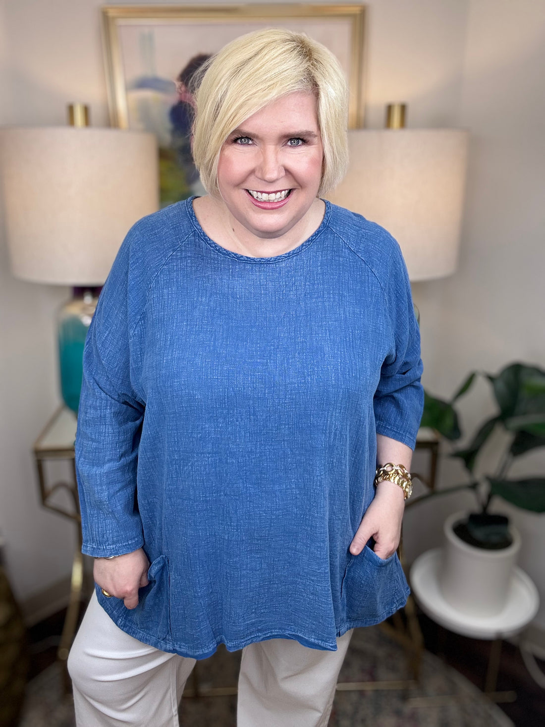 Jess & Jane Call You Later Tunic - The Shoppes at Coldwater
