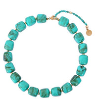 Cape Diablo | Chunky Square Bead Necklace-7 Colors