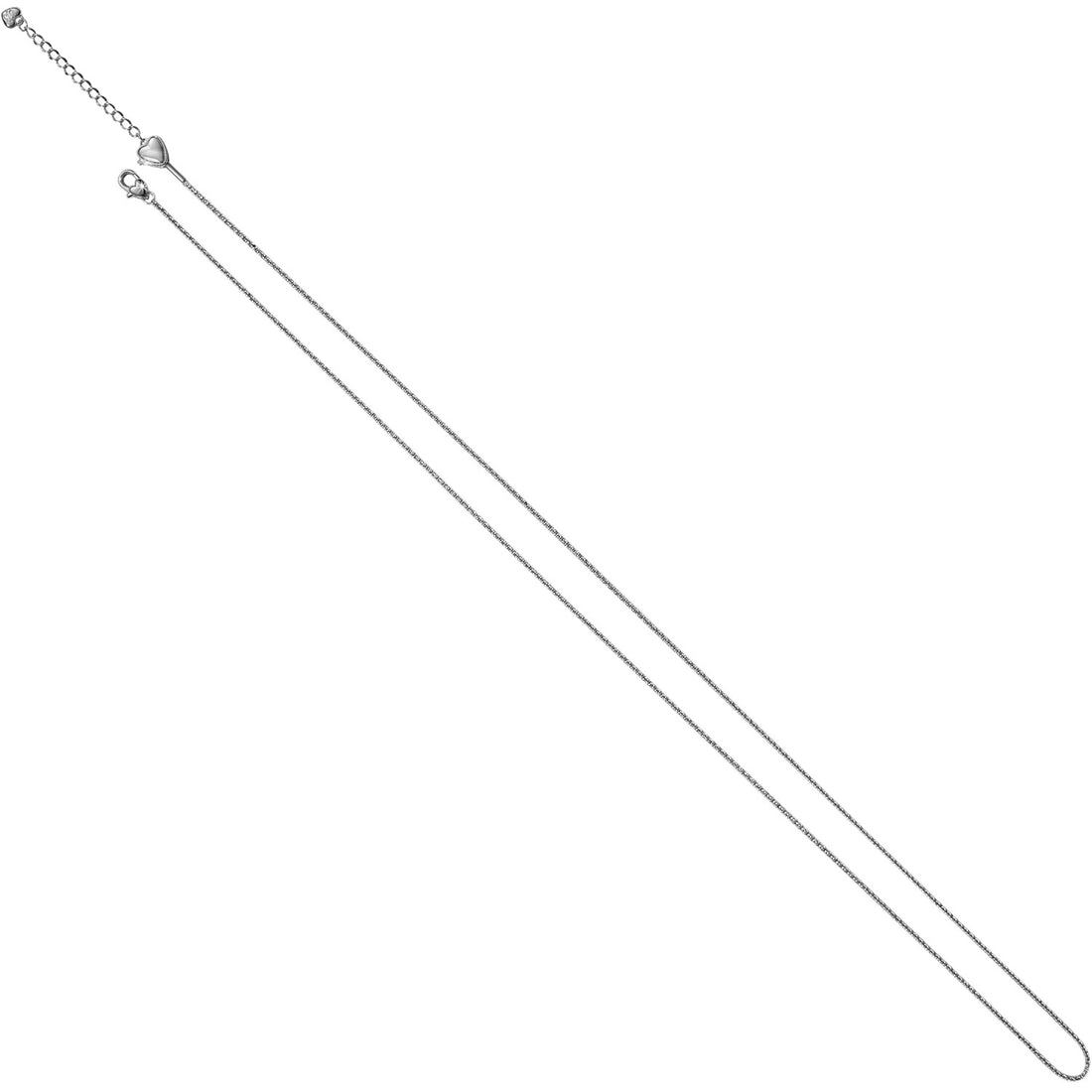 Brighton | Vivi Delicate Long Charm Necklace-Silver