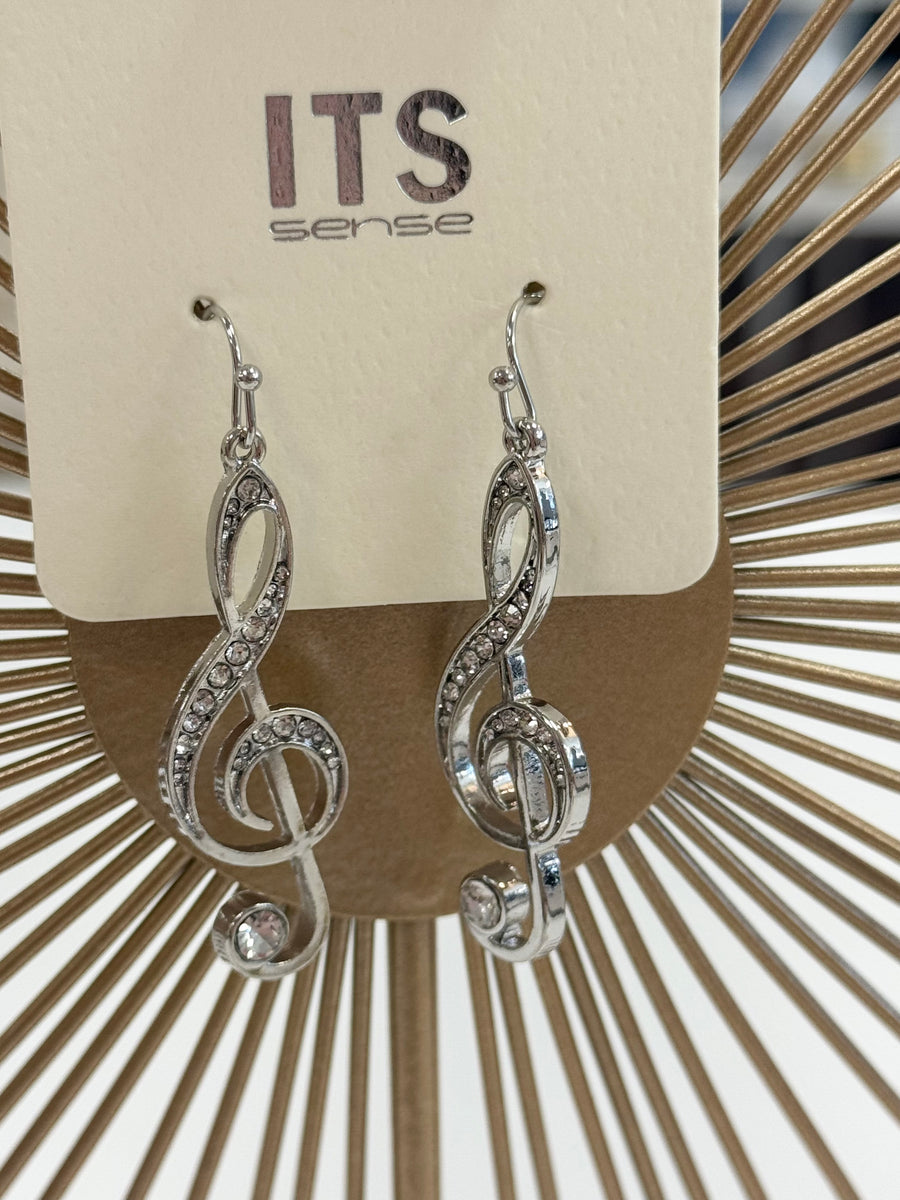 Treble Clef Earrings