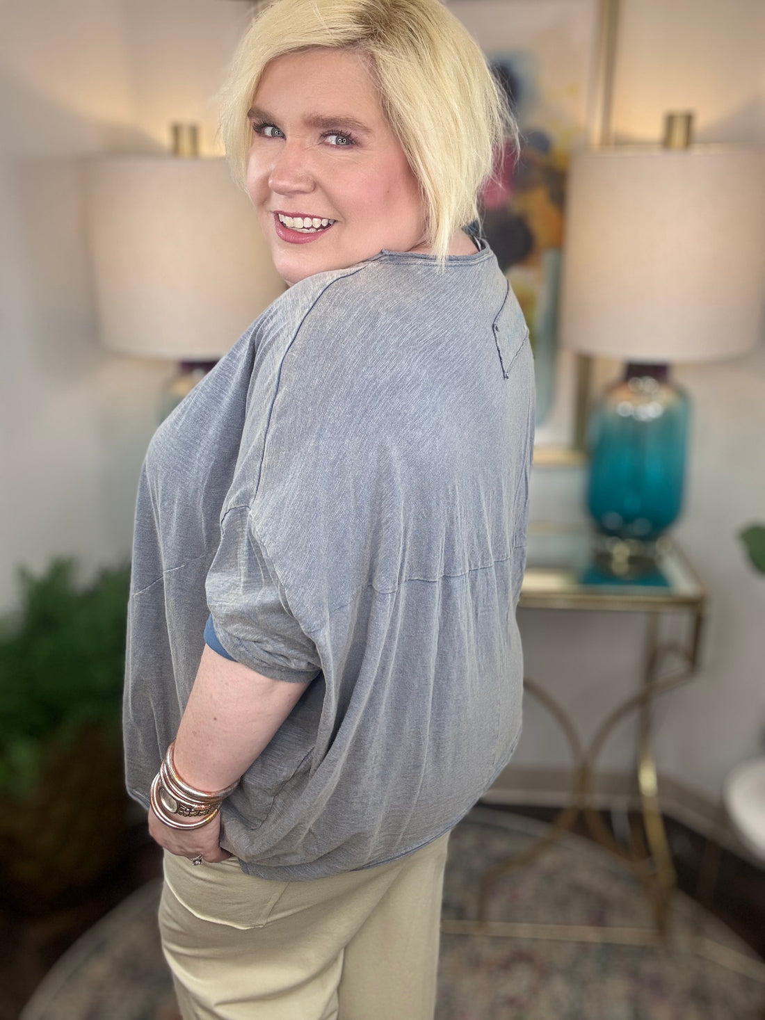 Jaded Gypsy | Be Free Top-Vintage Denim