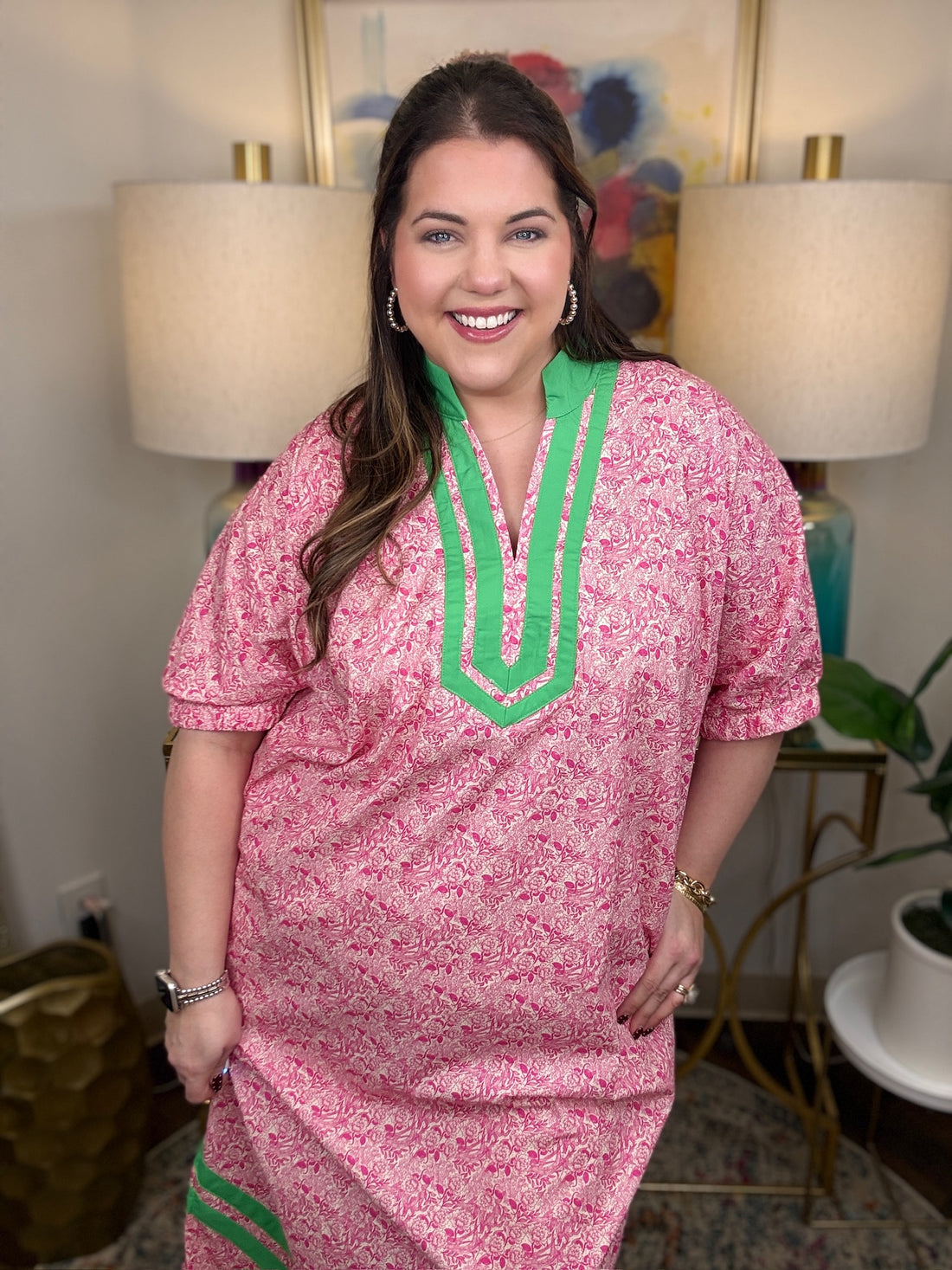 Looking It Over Dress-S-2X!