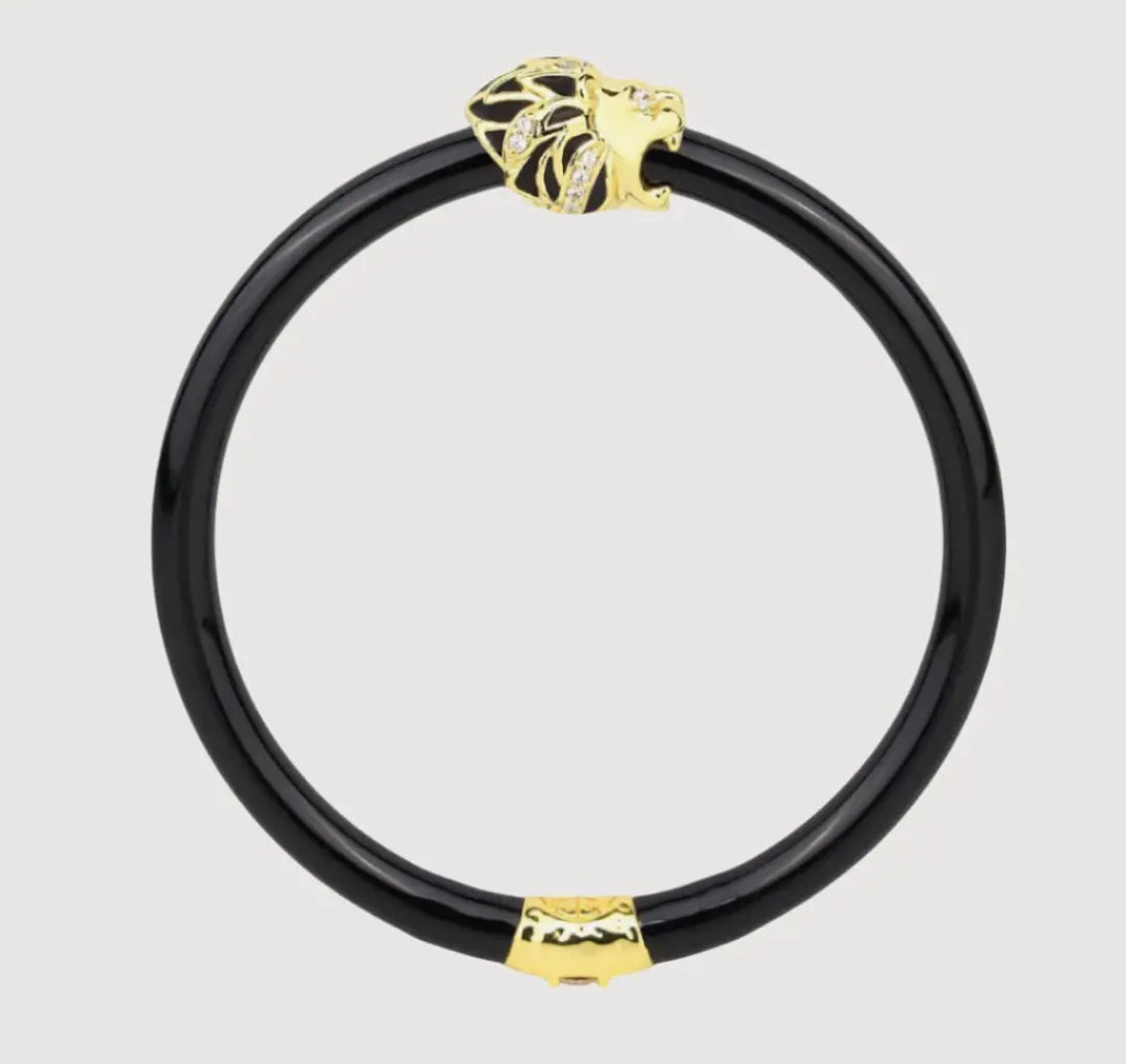 BuDhaGirl | Fauna Lion All Weather Bangle® (Awb®)
- Black