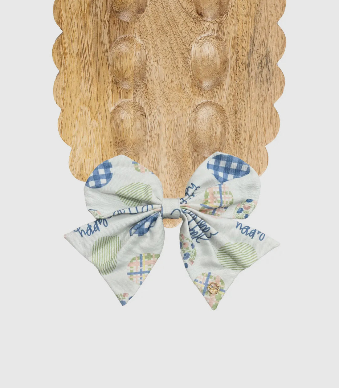 Mary Square Magnetic Fabric Bow-Easter Eggs