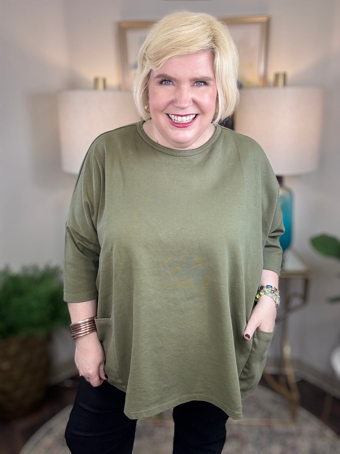 Cut Loose | Asked And Answered Curvy Tunic