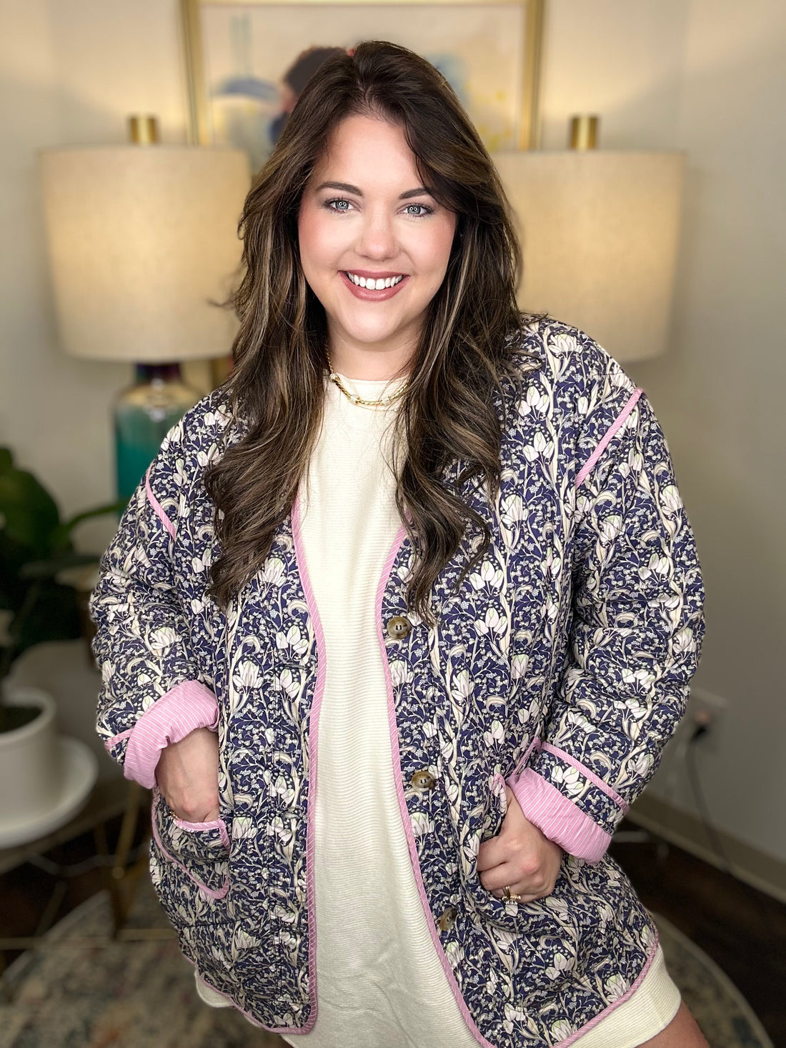 Blueberry Curvy Jacket