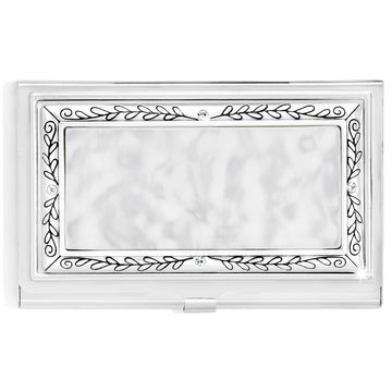 Brighton | Silver Tapestry Card Case