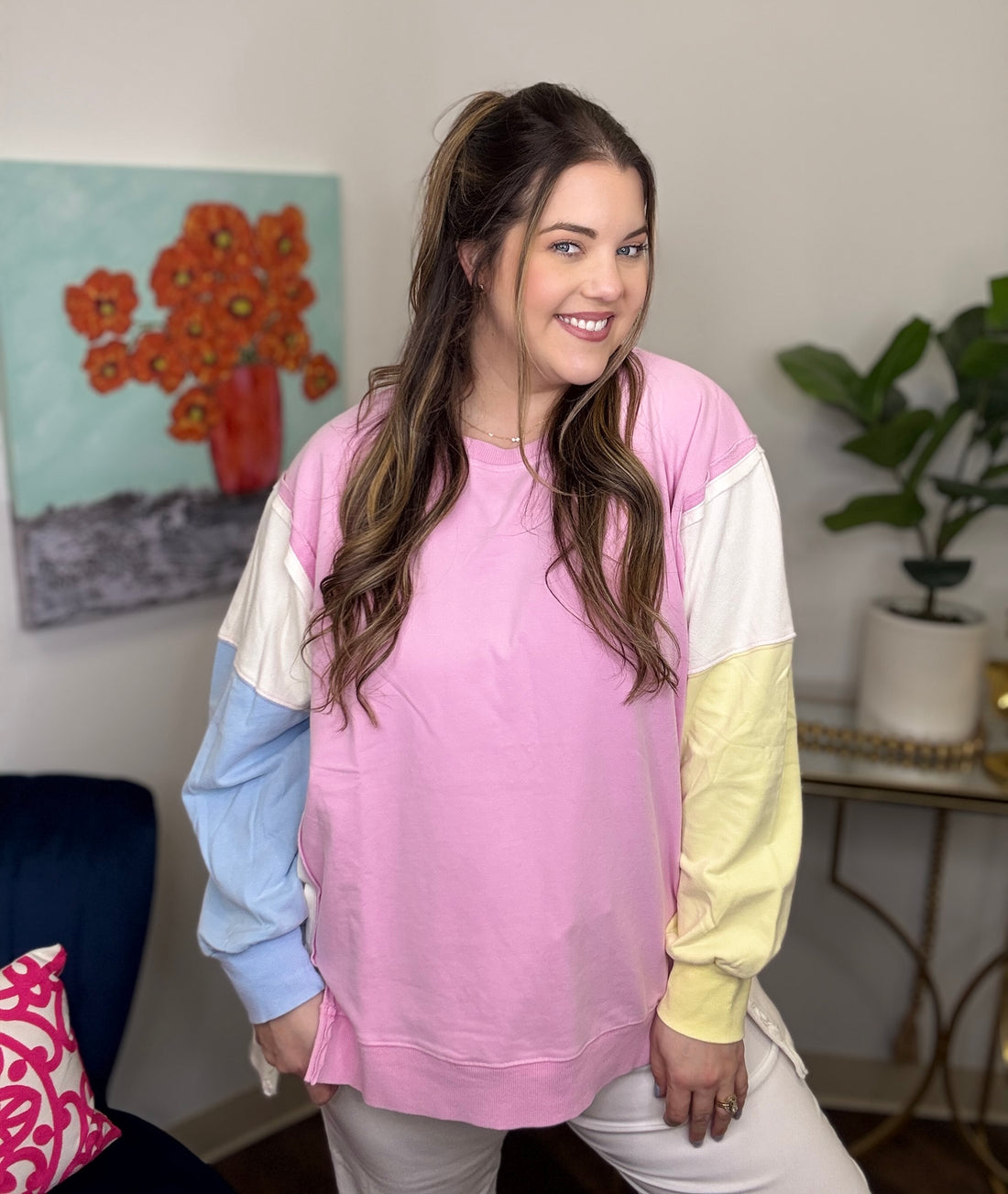 Sherbet Dreams Curvy Sweatshirt