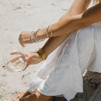 BuDhaGirl | SILVER LUMINE ALL WEATHER BANGLES® (SET OF 6)