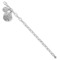 Brighton | Contempo Medallion Link Bracelet-Silver