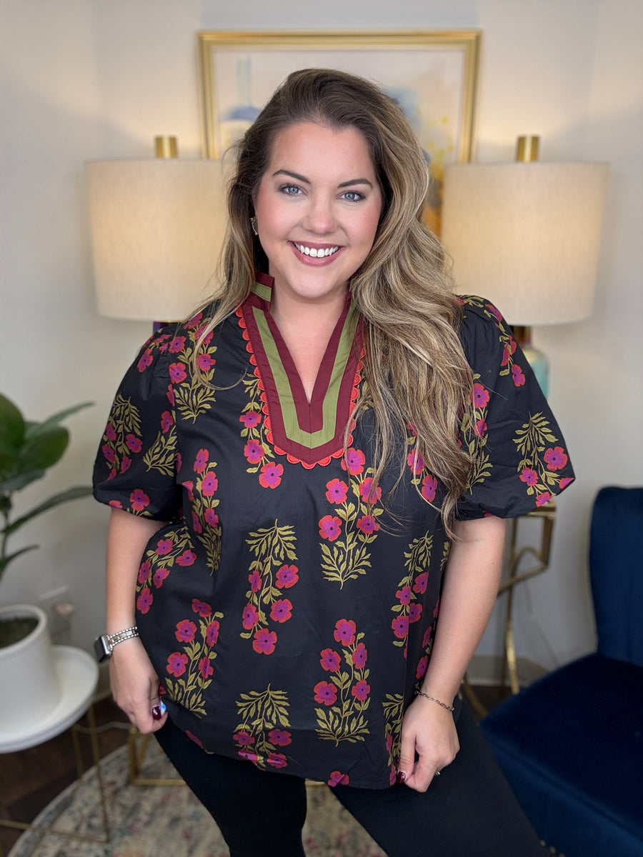 Night Bloom Top