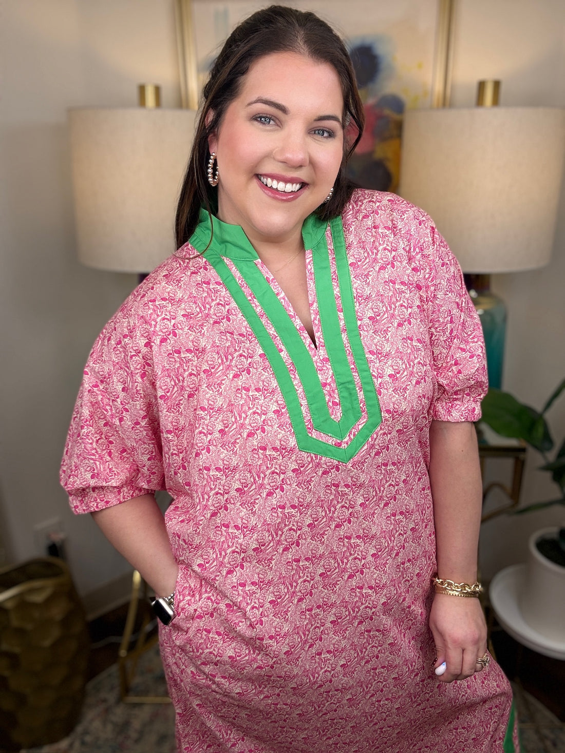 Looking It Over Dress-S-2X!